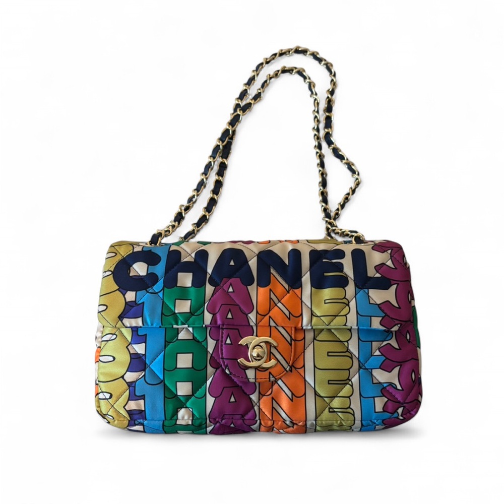 🌈Graffiti flap bag